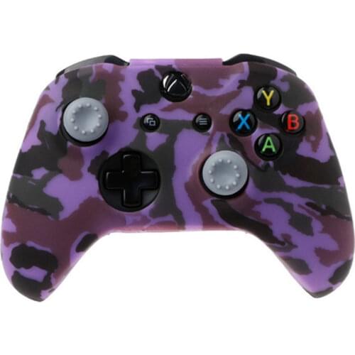 Silicone Protective Skin Case for X Box One X S Controller Protector Camouflage Cover Grips Caps Analog Sticks Grip Gamepad
