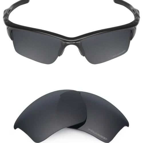 Mryok+ POLARIZED Resist SeaWater Replacement Lenses for Oakley Half Jacket 2.0 XL Sunglasses Stealth Black