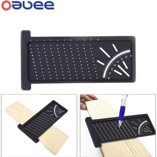 Woodworking Scribe Mark Line Gauge T-Type Cross-Out Carpenter Angle Ruler Precision Measurement Measuring Tool