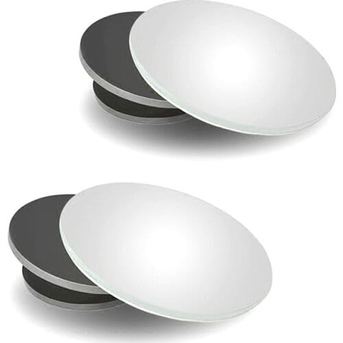 360 Degree Bolt Less Rearview Mirror Adjustable Rearview Mirror Rearview Mirror For Reversing Large Bookcase Parking Random Rea