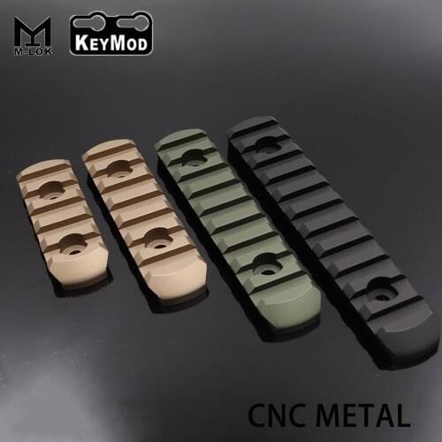 4 PCS M-LOK rifle M-LOK 20mm Picatinny Weaver rail section for hand guard hunting metal rail section