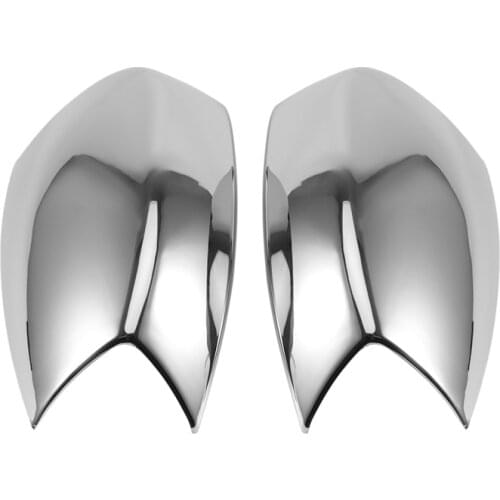 ABS Silver Chrome Side Makers Rear View Mirror Cover Side Mirror Cover Trim for Ford S-MAX Car Styling