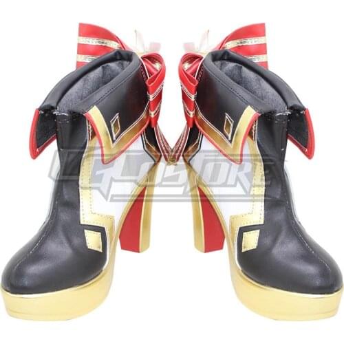 Anime Cosplay Shoes BootsTHE IDOLM@STER CINDERELLA GIRLS Honda Mio Hand-made Leather Christmas Halloween Free ship ACS-1195