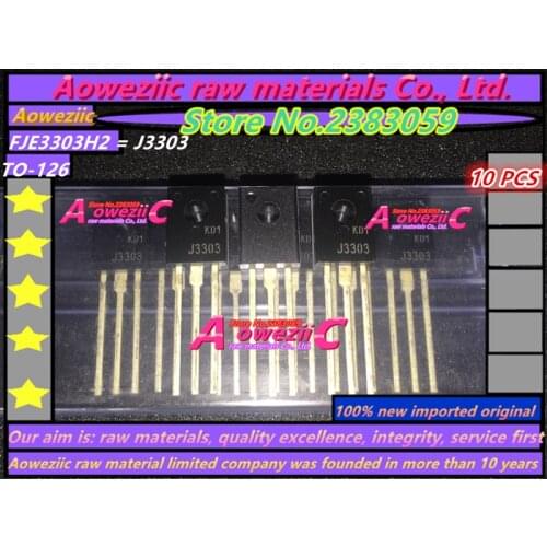 Aoweziic 100% new imported original FJE3303H2 J3303-1 FJE3303H2TU TO-126 triode 400V 1.5A