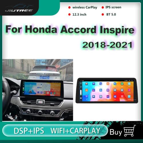 2 Din 12.3 Inch 128G Android Car Radio For Honda Accord Inspire 2018-2021 Auto Stereo Multimedia Player GPS Navigation Head unit