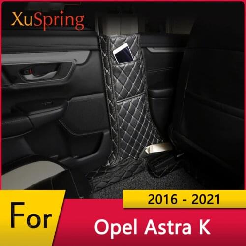 Car B Pillar Anti-kick Protective Mat Pad Cushion Case Stickers Cover Trim for Opel Astra K Vauxhall Holden Astra 2015-2019 MK7