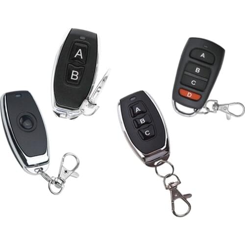Wireless remote control switch 1Key 2Key 3Key 4Key Garage Door EV1527 Learning Code dc 6V Universal Auto Car Alarm System 433MHz