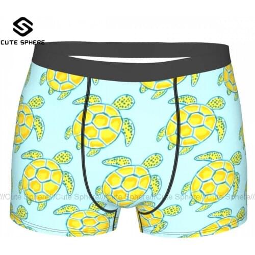 Turtle Underwear Pouch Hot Polyester Trunk Customs Stretch Boy Boxer Brief