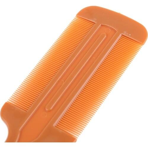 1PC Double Sided Nit Comb Fine Tooth Head Long Handle Lice Hair Combs for Flea