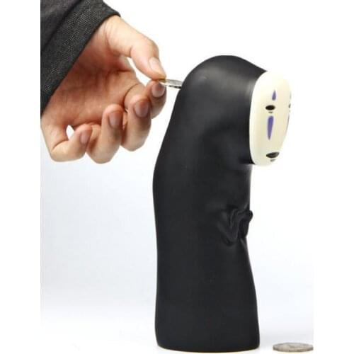 Hotuocho 20cm Piggy Bank No Face Mens Money Box Figurines Saving Money Home Decor Gift For Kids Decoration Miniatures