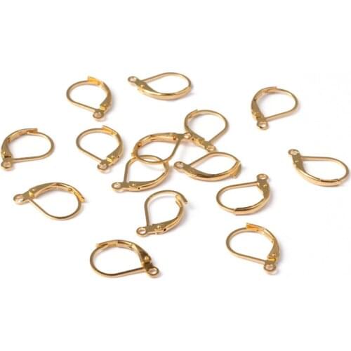 500pcs Antique Bronze Brass Lever Back Hoop Earrings Findings, Lead Free and Cadmium Free and Nickel Free, Size: about 10x15mm