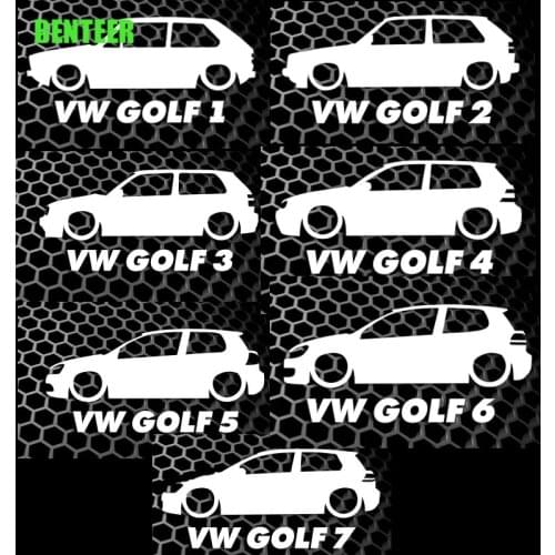 Car Sticker For Volksagen Golf7 Golf 6 Golf5 Golf4 Golf3 Golf2 Golf1 Mk1 Mk2 Mk3 Mk4 Mk5 Mk6 Mk7