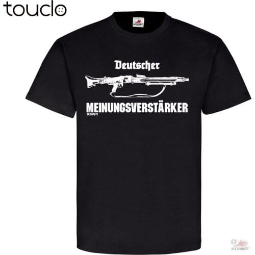 New Summer Cool T-shirt German Opinion Supporter Mg42 Machine Gun 7 .92 57mm T Shirt