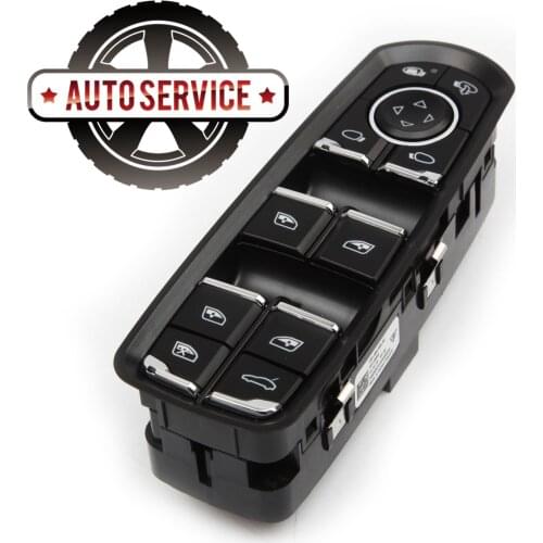 New 7PP 959 858 AE Window Lifter Switch Black Door Mirror Control Button For Porsche Macan Panamera Cayenne 7PP959858AE