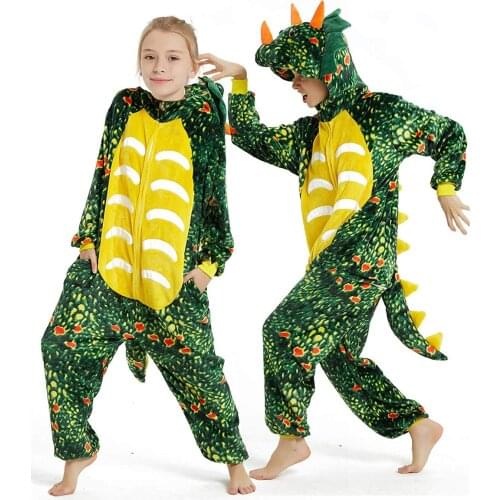 Triceratop Dinosaur Dragon Girl Sleepwear Kid Halloween Girl Pajama Costume Boy Pajamas Cosplay Costume Pyjamas for Boys