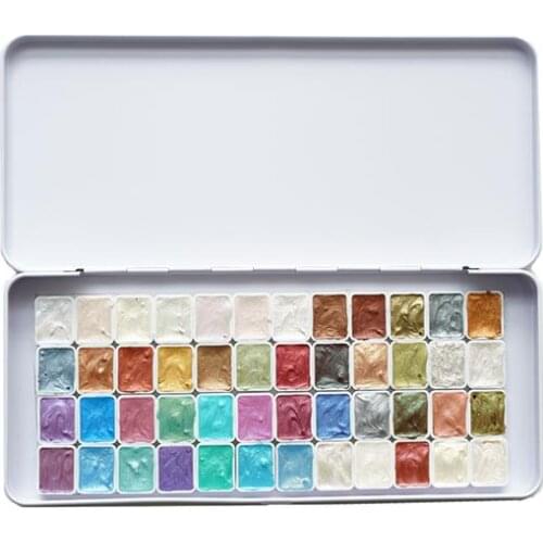 Original Daniel Smith Pearlescent Watercolor Paint Sub-Pack Haines shimmmy 48 colors 0.5ML Pinturas De Acuarela Art Supplies