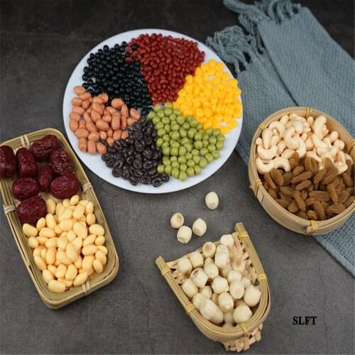 Fake food display props artificial Simulation lotus seed cashew nut raisin wheat rice beans red dates currant peanut corn model