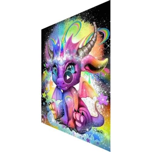 Full Square Round Diamond Painting Cross Stitch Cartoon Cow 5D Diy Stone Bead Drill 3d Embroidery Rhinestone Mosaic Gift