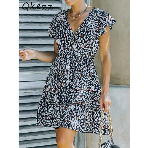 Qkezz Summer Chiffon Dresses