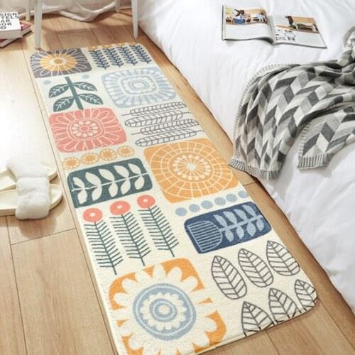 Modern Living Room Rug Kid Carpet Lamb Wool Home Deco Sofa Coffee Table Non-slip Floor Mats Bedroom Of The Childrens Rug Beige