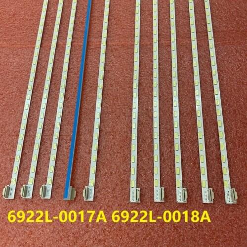 New 5set=10pcs LED strip for LED47K560J3D 6922L-0017A 6922L-0018A 6917L0700A 6917L0701A 47"V12 Edge R L 6920L-0131C 6920L-0131D