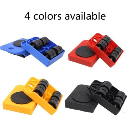 5 In 1 Mover Transport Set Mobile Heavy Object Handling Tool Household Mobile Device Labor Saving Pry Hand Tool Set