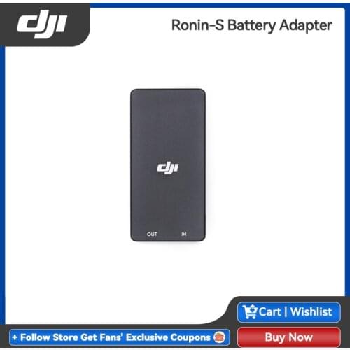 DJI Ronin-S Battery Adapter by connecting it directly to a power outlet, a portable power bank to charge external devices