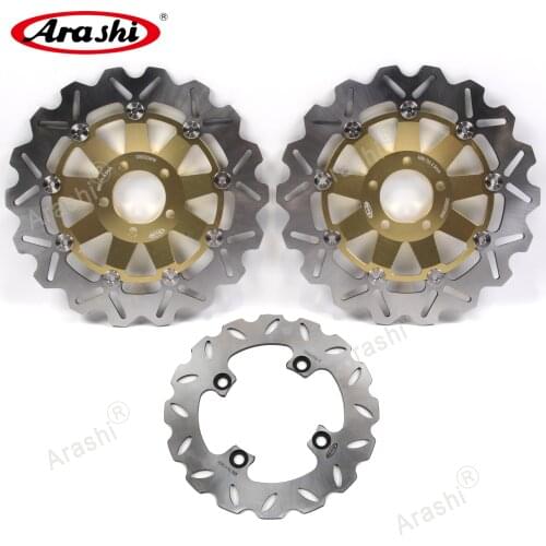 Arashi 1 Set For KAWASAKI Z1000 2003 2004 2005 2006 CNC Front Rear Brake Disc Disks Brake Rotors Z750 Z 750 2004 2005 2006