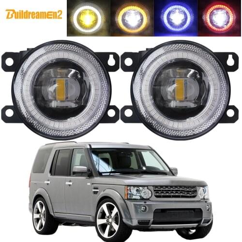 Car Fog Light Assembly LED Angel Eye DRL Daytime Running Lamp 30W 8000LM 12V For Land Rover Discovery 4 LR4 SUV (LA) 2010-2013