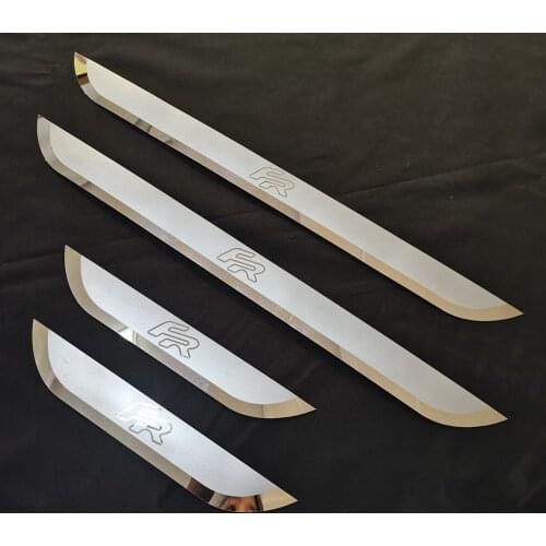 Car Accessories Door Sill Scuff Plate Guard Stainless Steel Kick Pedal For SEAT LEON ARONA ATECA IBIZA Alhambra Exeo Tarraco FR