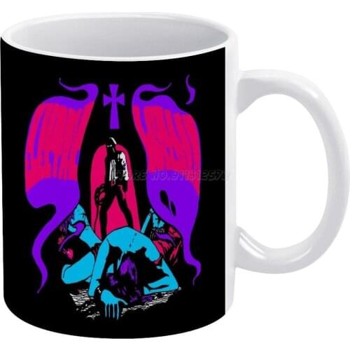 Electric Wizard-Whip White Mug Vintage Mug New Unisex Size Mug Electric Wizard Electric Wizard Whip Color Stoner Sludge Doom Mus