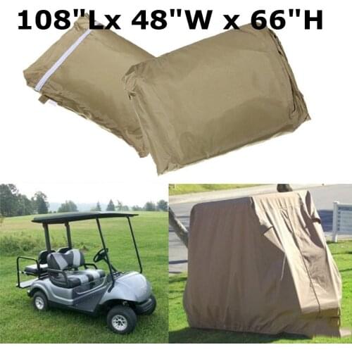 Golf Cart Cover Protector Dustproof Covers For Club Cars Waterproof Fits all standard 4 passenger Club Car and golf carts