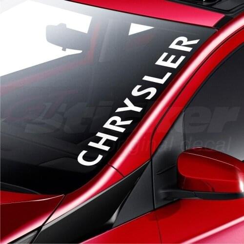 For Chrysler Car Windscreen Decal sticker emblem logo 300C 300M Concorde Crossfire Styling