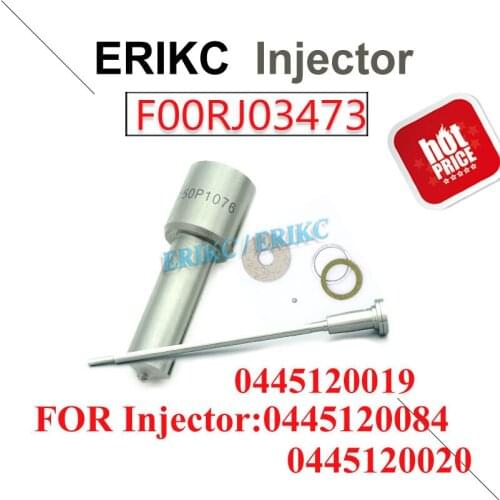ERIKC F00RJ03473 Diesel Injector 0445120020 Repair Kit Fuel Nozzle DLLA150P1076 Valve F00RJ00399 Heavy Truck For IVECO RENAULT