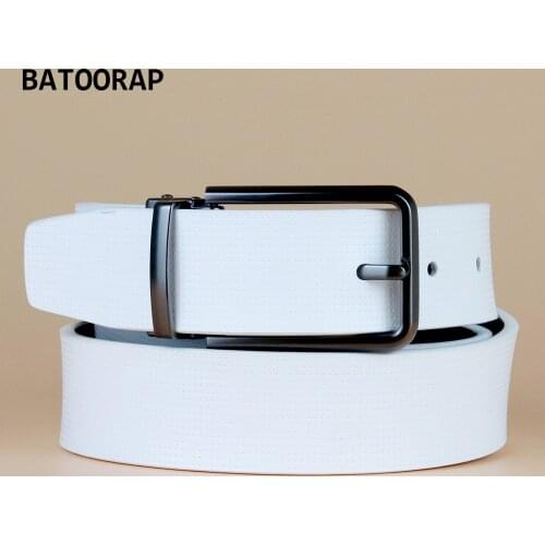 New 2021 Designer Luxury Belt For Men Pin Buckle Metal Causal Jeans Trouser Strap Male Fashion Mens White Belts 33CM ZKYY-HW001