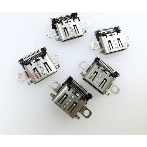 1Pcs 2Pcs Free Shipping Original USB Charging Port Power Connector Socket Replacement Parts for NS Switch Lite