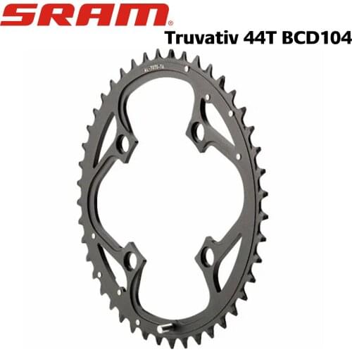 SRAM Truvativ MTB Chainring 44T, BCD104, 4-Arm - Black / Grey, 11.6215.186.000 / 11.6215.094.000
