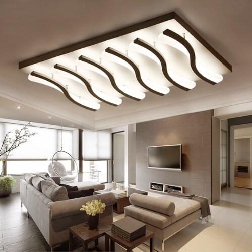 Rectangular LED lamps ceiling lamp modern for living room dining hall main hall bedroom hone lighting ceiling lamps