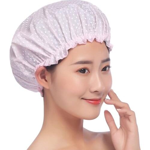 Hair Cap Satin Bonnet For Sleeping Shower Cap Silk Bonnet Bonnet Femme Women Night Sleep Cap Head Cover Wide Elastic Band