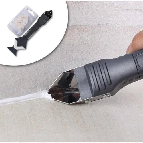 1Pcs 3 In 1 Scraper Squeegee Flooring Tools Floor Cleaner Angle Tile Glass Glue Residual Remove Shovel Tool Home Accessories