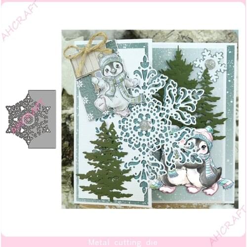 Snowflake background lace Metal Cutting Dies for DIY Scrapbooking Photo Album Decorative Embossing PaperCard Crafts Die2020