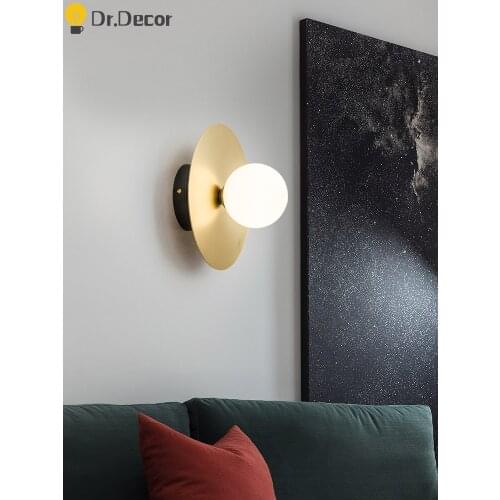 Vintage LED Wall Lamp Gold Iron Decorative Wall Lights Bedroom Decor Living Room Dining Room Reading Art Wall Lights Home Decor