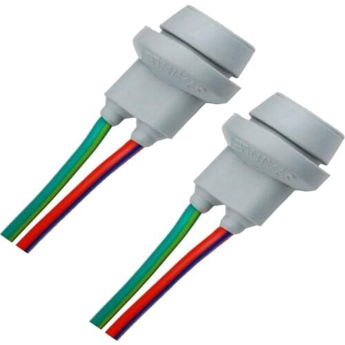 10.5MM 2 Pieces W5W T10 LED Sidelight Parking Light Holder Socket Glass Base