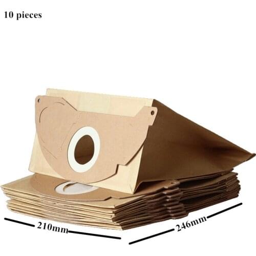 10x Vacuum Cleaner Paper Dust Bag for Karcher WD2.250 6.904-322 WD2200 A2004 A2054 A2024 WD2