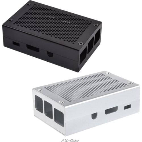Aluminum Alloy Case Cover Metal Enclosure For Raspberry Pi 3 Model B Pi 2 B / B