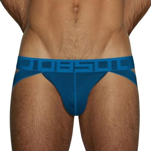 Free Shipping Gay Underwear Mens Thong Sexy Jockstrap Cotton Bikini Thong Men Low Wasit Penis Sexi Slip String Homme BS3127