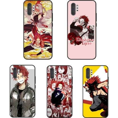 Eijiro Kirishima My Hero Academia Phone Case For Samsung Galaxy S10 S9 S8 S20 FE S21 Ultra Note 20 Note9 Note 10 Plus Cover