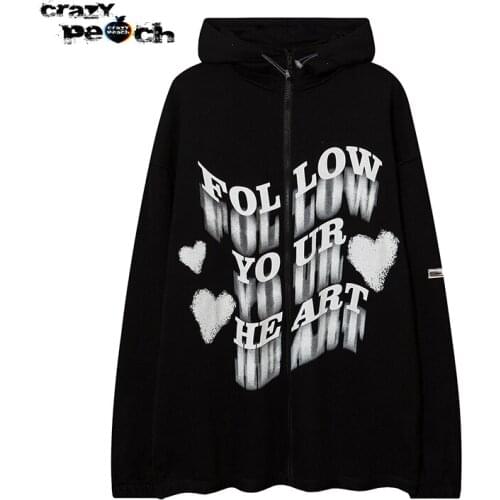 Crazy Peach Men's Zip Hoodies