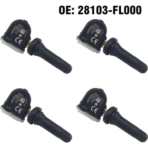 4 PCS Car Tire Pressure Monitor Sensor TPMS 28103-FL000 For Subaru Forester Outback Ascent Impreza 2018 2019 2020