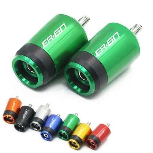 For KAWASAKI NINJA ER6N ER-6N ER 6N Motorcycle Universal 7/8''22mm CNC Handlebar Grips Handle Bar Grip Ends Cover Cap Plugs